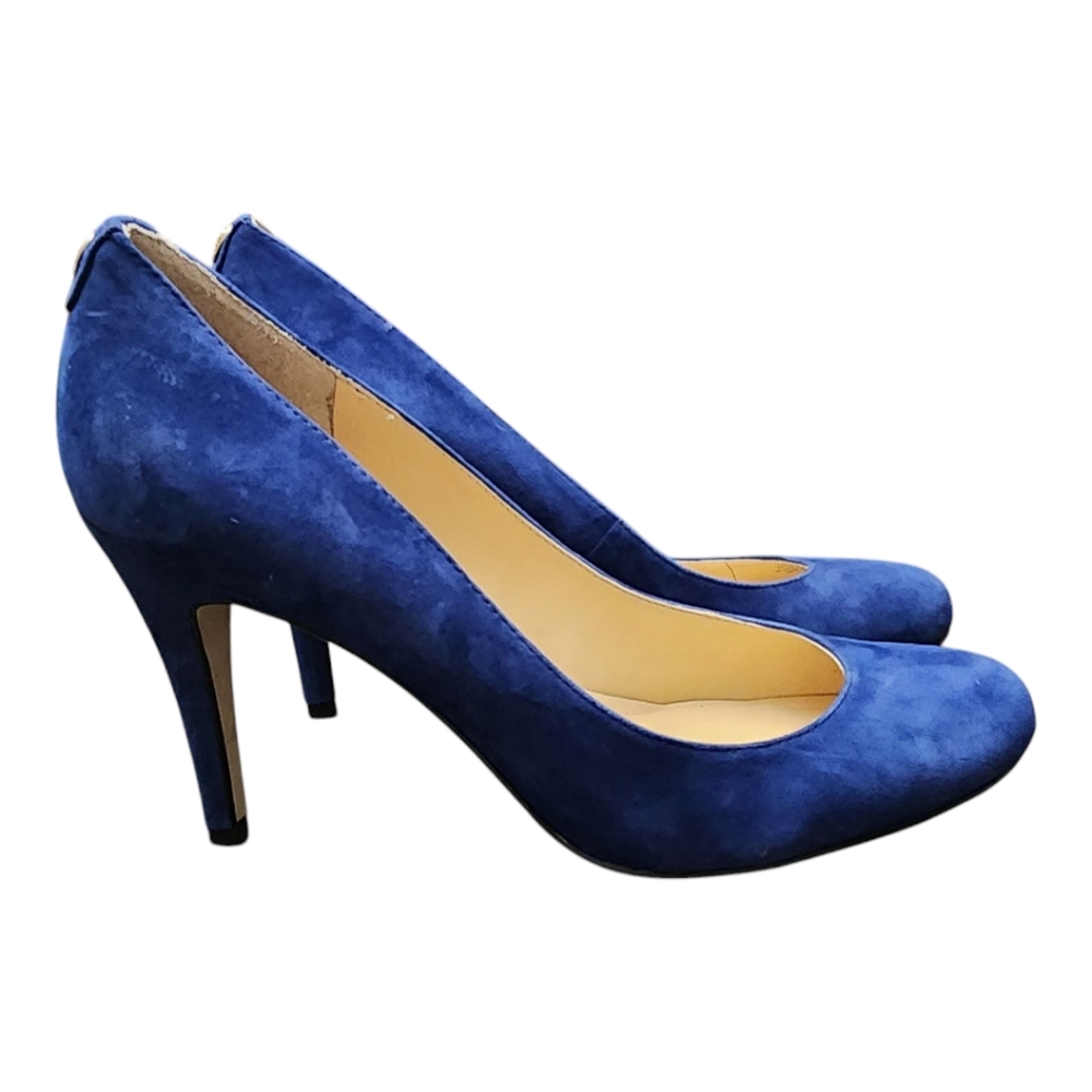 Ivanka Trump Blue Women's Suede Pumps Size 9 - Picture 3 of 10